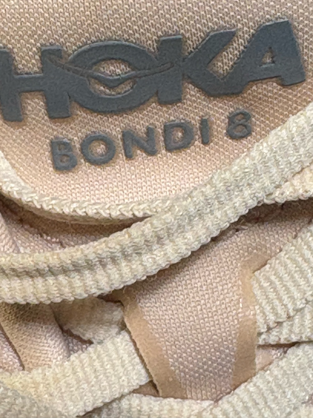 Hoka Women's Athletic Shoes Beige with Peach and Yellow Accents ( READ) - Picture 8 of 8
